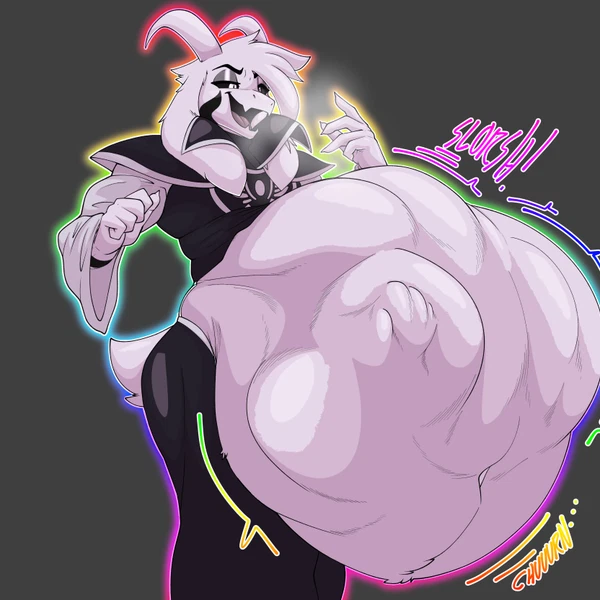 asriel dreemurr, asriel dreemurr (god form) (undertale, undertale (series)) created by foxynoms