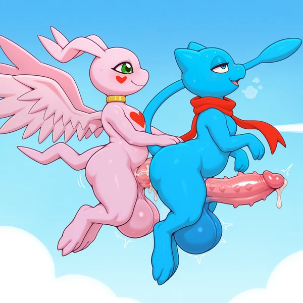 bandai namco, digimon created by j00ooe