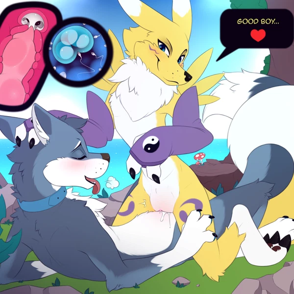 bandai namco, digimon created by meraence