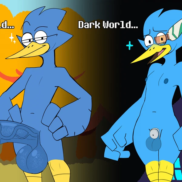 berdly (deltarune, undertale (series)) created by johnithanial