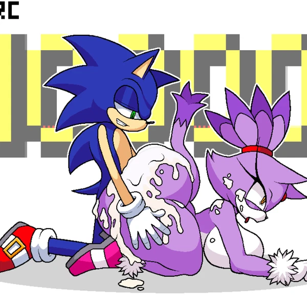 Blaze The Cat, Sonic The Hedgehog (Sega, Sonic The Hedgehog (Series)) Created By Evrc