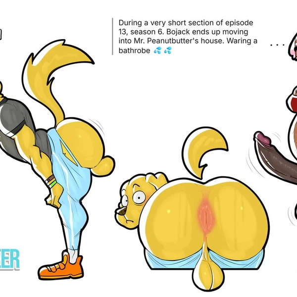 Bojack Horseman (Character), Mr. Peanutbutter (Bojack Horseman, Netflix) Created By Scottdeer