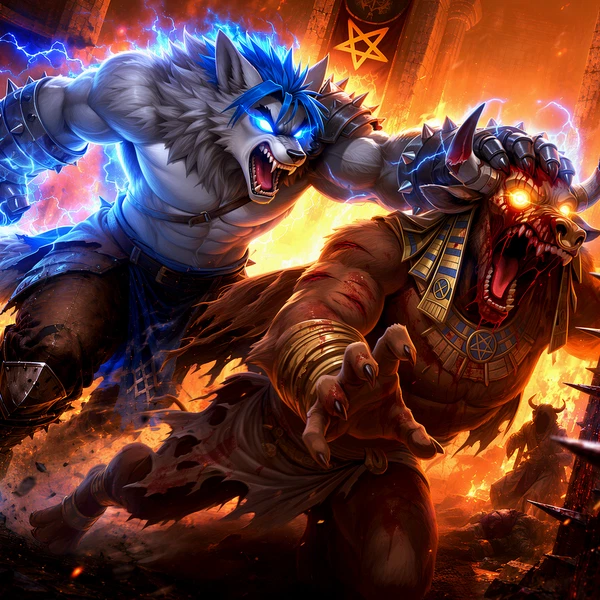 brad wulf (thebigbradwulf) (mythology) created by thebigbradwulf