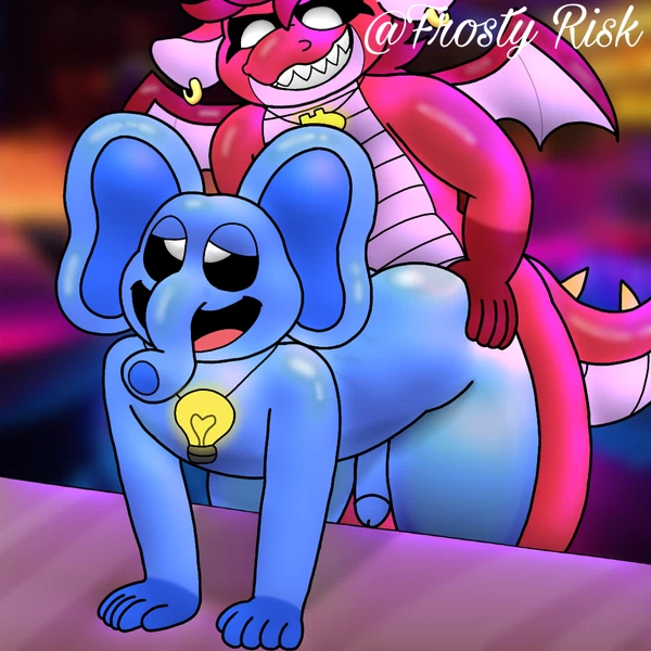 Bubba Bubbaphant, Simon Smoke (Poppy Playtime) (Mob Entertainment, Mythology) Created By Frosty Risk