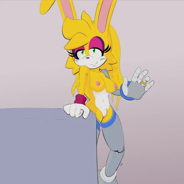 bunnie rabbot (archie comics, sega) created by spikeybluething