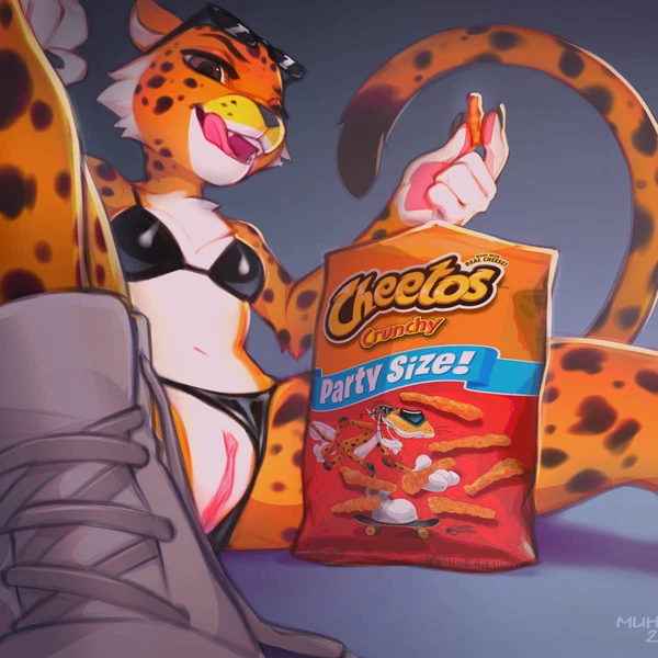 chester cheetah (cheetos) created by muhomora