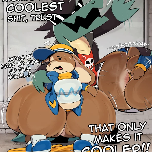 dax (piemations), peeb (piemations) (how to be cool) created by kkoart