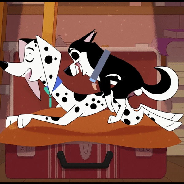 delilah (101 dalmatians), hansel (101 dalmatians) (101 dalmatian street, 101 dalmatians) created by kaion