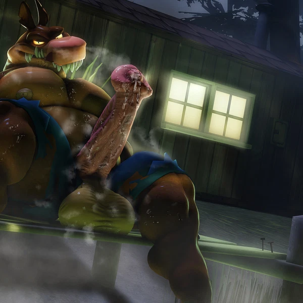 dingodile (activision, crash bandicoot (series)) created by moonwulf