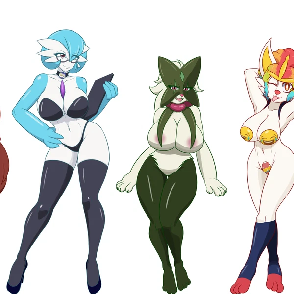 dr. voir, fan character, hannah (miss lopunny) (nintendo, pokemon) created by pok-zone
