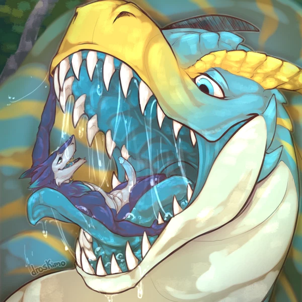 dralek, fanven techar (capcom, monster hunter) created by droskimo