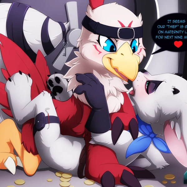 fan character (bandai namco, digimon) created by darkmirage, meraence