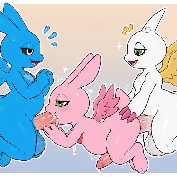 fan character (bandai namco, digimon) created by j00ooe
