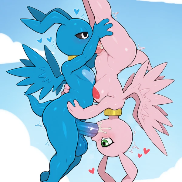 fan character (bandai namco, digimon) created by j00ooe