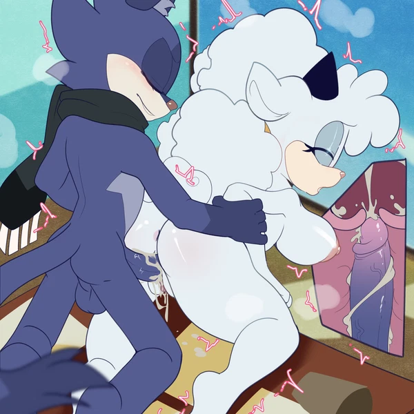 fan character, lanolin the sheep (sonic) (idw publishing, sega) created by apinkgrape