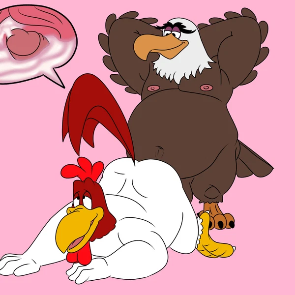Foghorn Leghorn, Mighty Eagle (Angry Birds, Looney Tunes) Created By Denki404