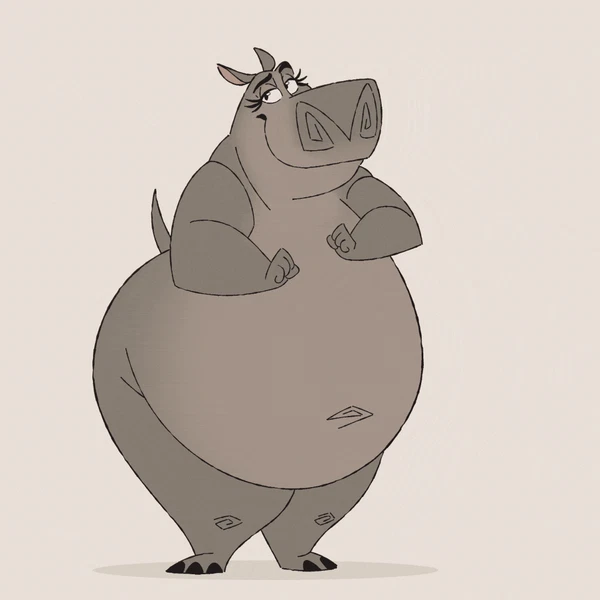 gloria (madagascar) (dreamworks, madagascar (series)) created by mmuhu