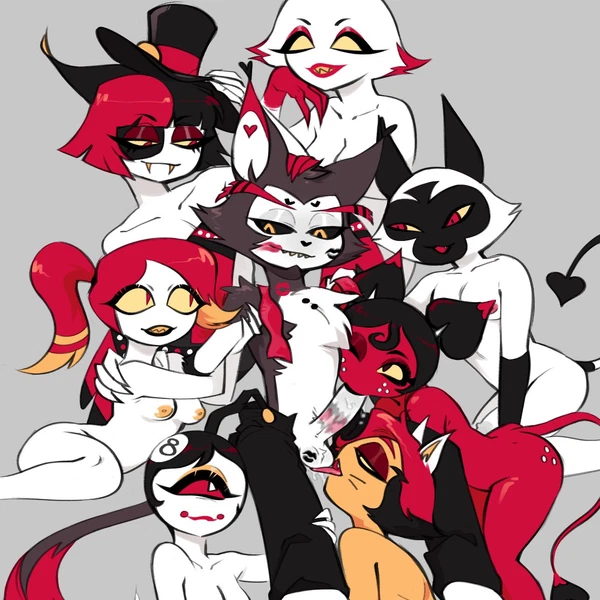Husk (Hazbin Hotel), Huskettes (Hazbin Hotel) (Hazbin Hotel, Hellaverse) Created By Overhaulkin