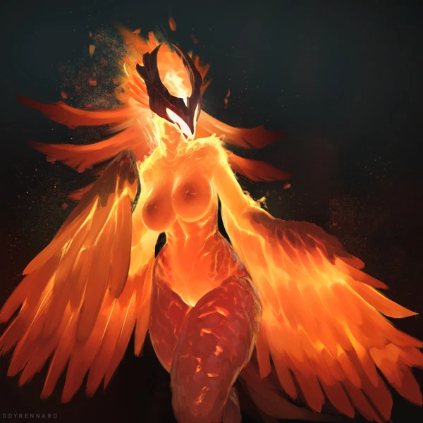 icarus the phoenix (dota, european mythology) created by reddyrennard