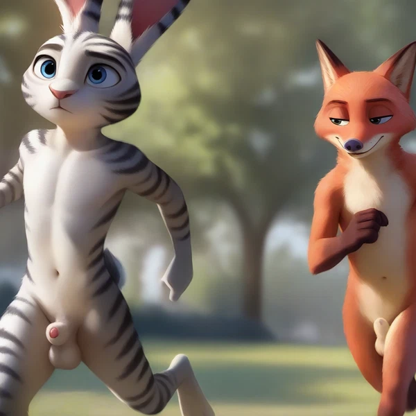 jack savage (zootopia), nick wilde (disney, zootopia) created by lockedhorse