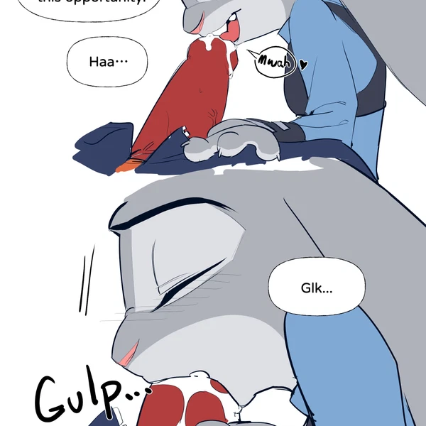 judy hopps, nick wilde (disney, zootopia) created by butterfish8199