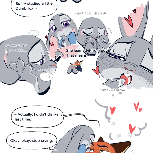 judy hopps, nick wilde (disney, zootopia) created by butterfish8199