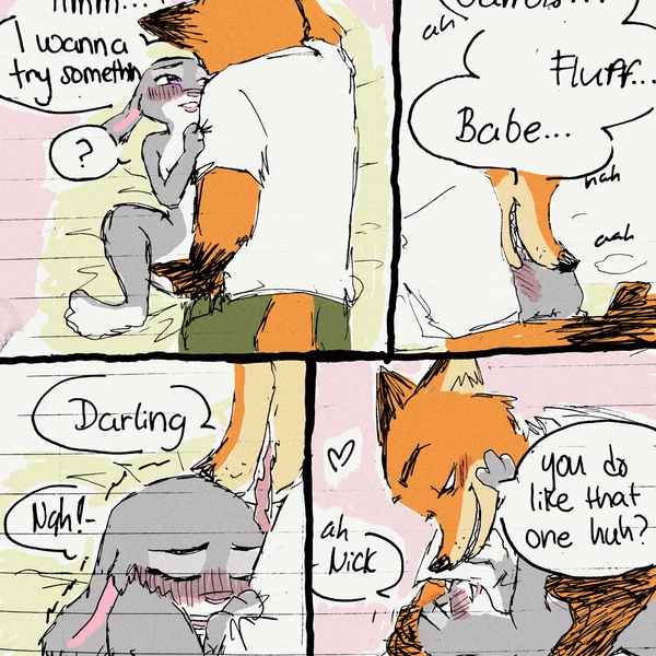 judy hopps, nick wilde (disney, zootopia) created by sunnypompom06