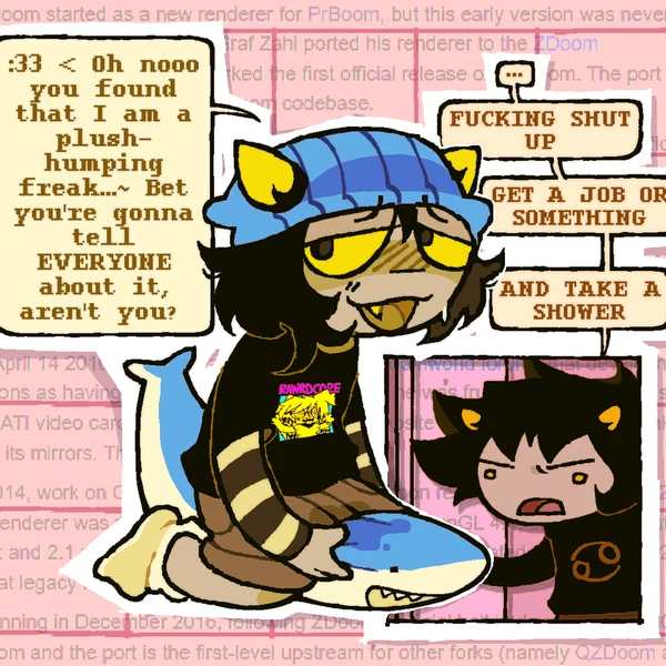 Karkat Vantas, Nepeta Leijon (4lung, Homestuck) Created By Blu Moon