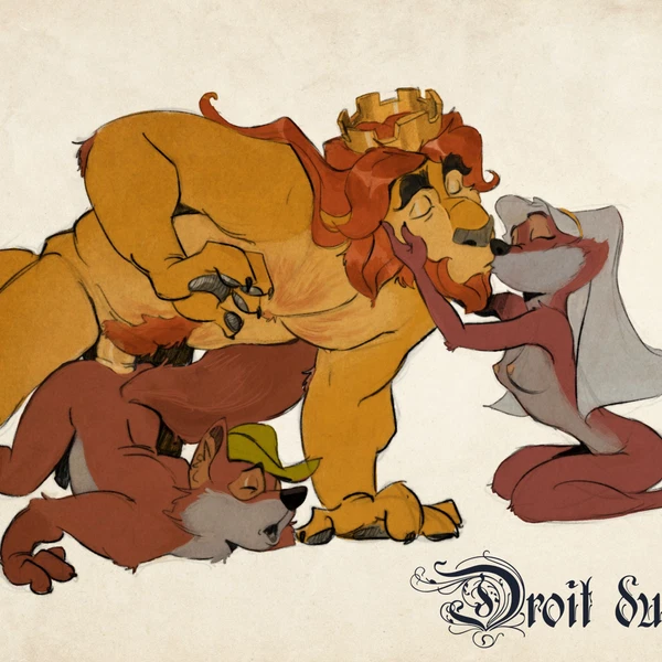 king richard, maid marian, robin hood (disney, robin hood (disney)) created by fufer