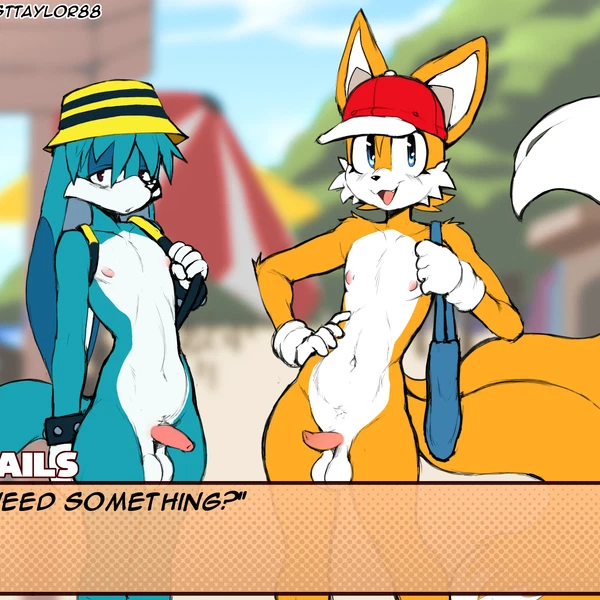 kitsunami the fennec, miles prower (idw publishing, sega) created by justtaylor