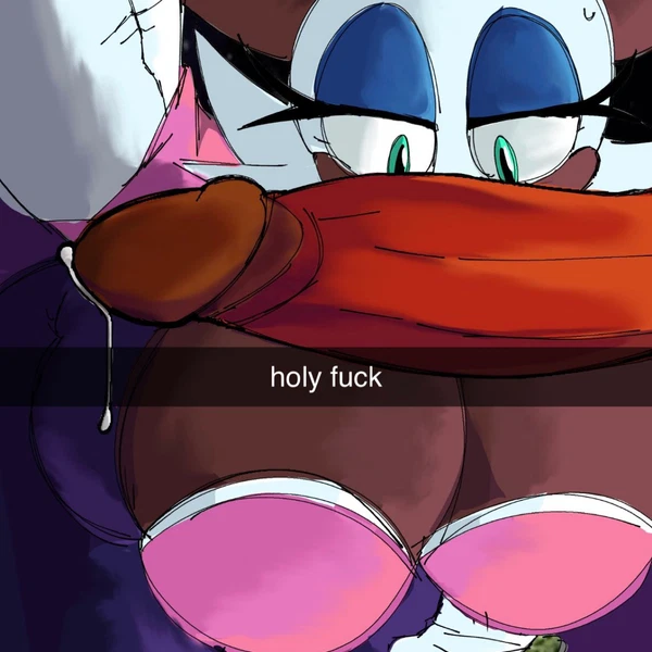Knuckles The Echidna, Rouge The Bat (Sega, Snapchat) Created By Somethinsour