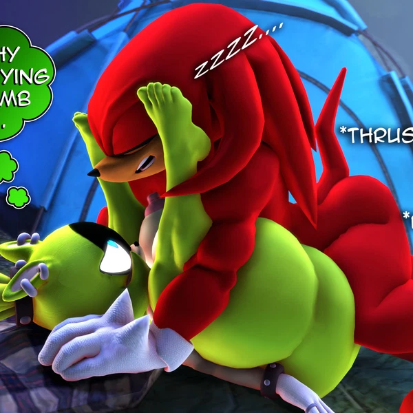 Knuckles The Echidna, Surge The Tenrec (Idw Publishing, Sega) Created By Rocketspuff
