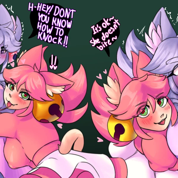 mad mew mew, mew mew (undertale), pink (deltarune) created by kurotodraw