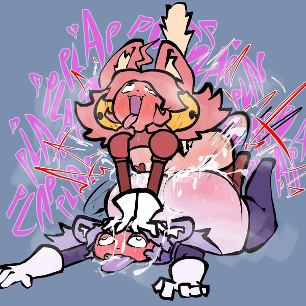 mad mew mew, pink (deltarune) (deltarune, undertale (series)) created by steadmondslick