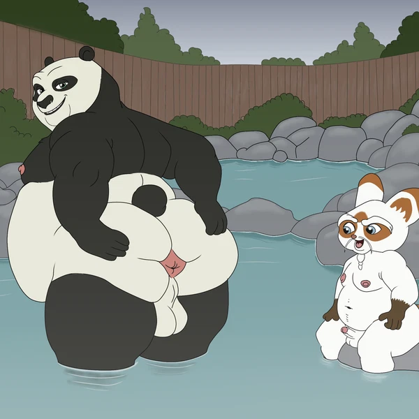 Master Po Ping, Master Shifu (Dreamworks, Kung Fu Panda) Created By Unclejock