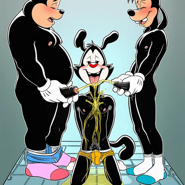 max goof, pj (goof troop), yakko warner (animaniacs, disney) created by boxen549