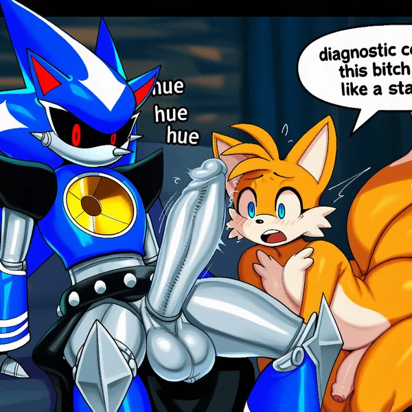 metal sonic, miles prower, neo metal sonic (sega, sonic the hedgehog (series)) created by hellsonger