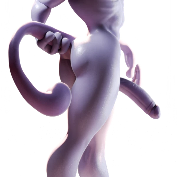 mewtowo (shadman) (nintendo, pokemon) created by vermilionrenderworks