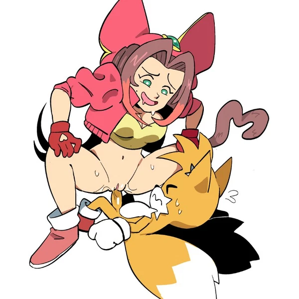 miles prower, sara (sonic) (sega, sonic the hedgehog (ova)) created by rexuranus