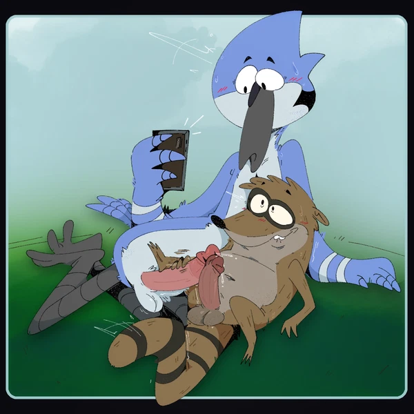 Mordecai (Regular Show), Rigby (Regular Show) (Cartoon Network, Regular Show) Created By The-Alfie-Incorporated