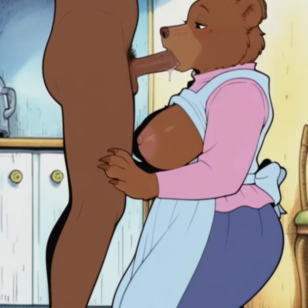mother bear (little bear, nelvana) created by boxen549