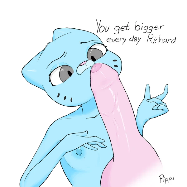 nicole watterson, richard watterson (cartoon network, the amazing world of gumball) created by pippus