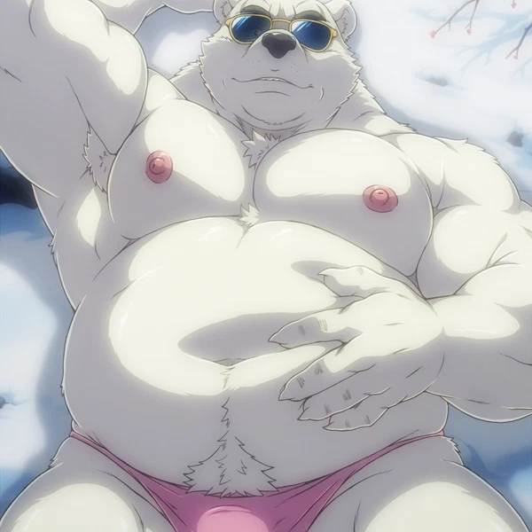 polar bear (ice climber) (ice climber) created by funeral-paws