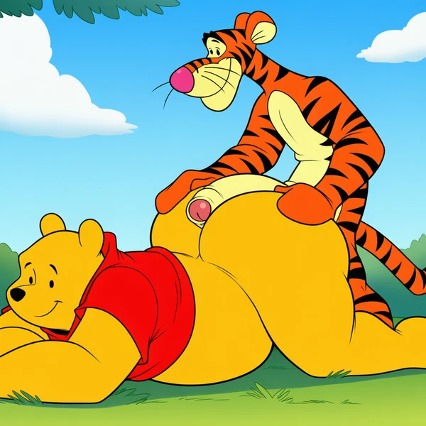 pooh bear, tigger (winnie the pooh) (disney, winnie the pooh (franchise)) created by boxen549