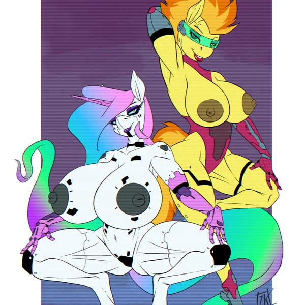 princess celestia (mlp), spitfire (mlp), wonderbolts (mlp) (friendship is magic, hasbro) created by zwitterkitsune