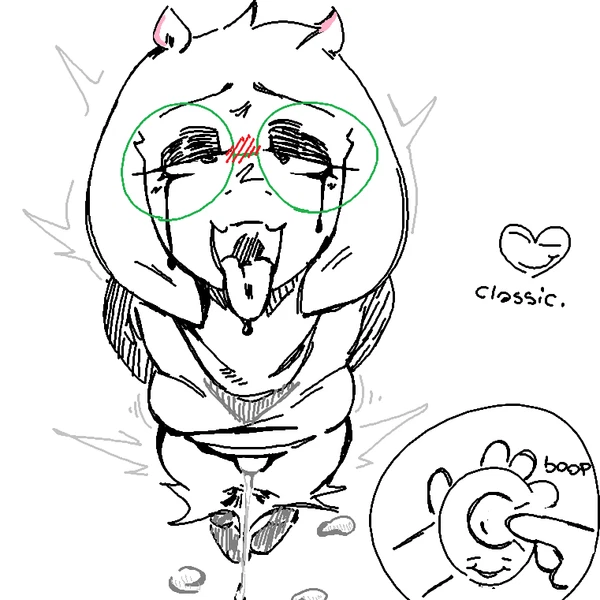 ralsei (deltarune, undertale (series)) created by awfulxen