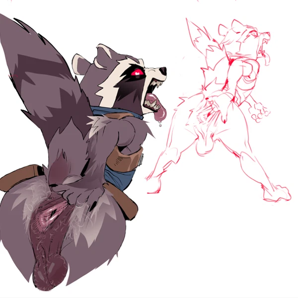 Rocket Raccoon (Guardians Of The Galaxy, Marvel) Created By Concosive