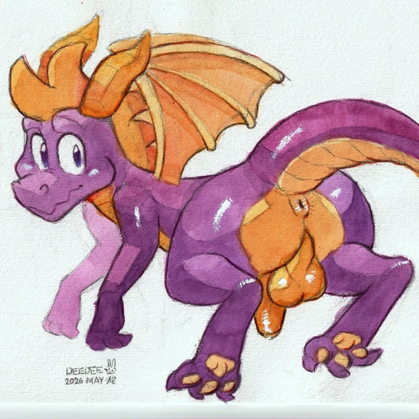 Spyro (Activision, Mythology) Created By Deedeebun