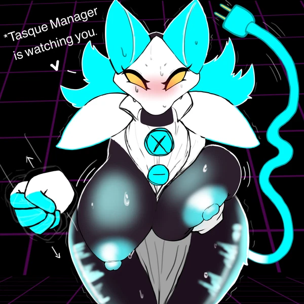 Tasque Manager (Deltarune, Undertale (Series)) Created By Milkteafox