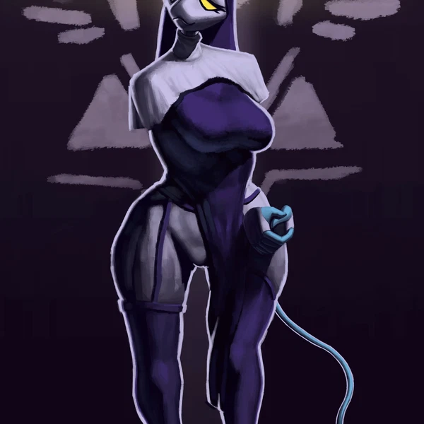 tasque manager, tasque manager (nun) (deltarune, undertale (series)) created by cheese09